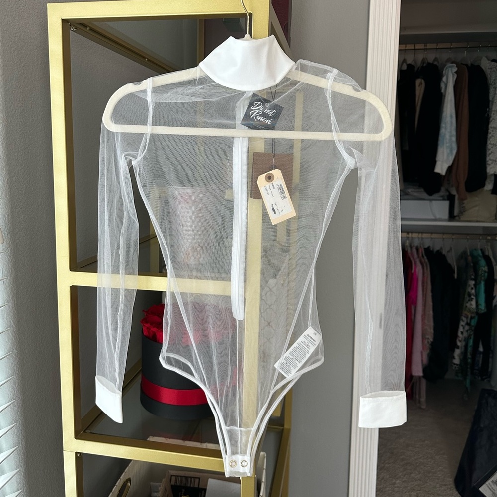 BURBERRY High Neck Bodysuit - Picture 5 of 7
